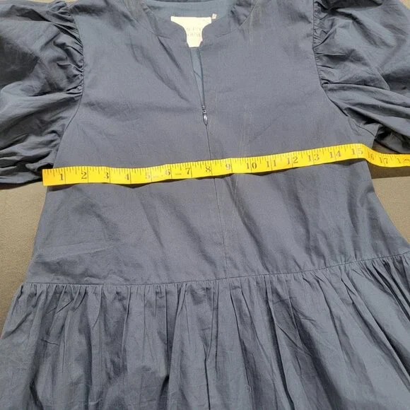 Tuckernuck Hyacinth House Navy Zip Front Ellie Mini Dress XS Country Club Old $$ - Picture 6 of 7